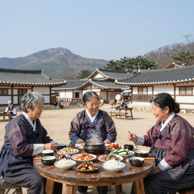 지리산 민박집 할머니가 차려준 정성 가득한 산골밥상